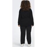ONLY CARMAKOMA CARMARGARETA LS Pullover - Zwart - Grote Maten