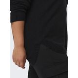 ONLY CARMAKOMA CARMARGARETA LS Pullover - Zwart - Grote Maten