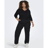 ONLY CARMAKOMA CARMARGARETA LS Pullover - Zwart - Grote Maten