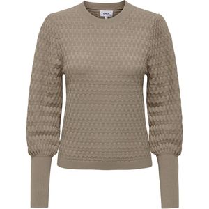 Only - Faye Life - Pullover - Grijs - Viscose/Polyamide/Polyester