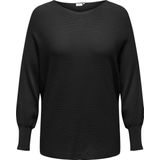 Carnew - Gebreide Pullover - Lange Mouwen - Boothals - Knit Fit