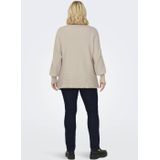 ONLY CARMAKOMA - Gebreide Pullover - Zwart - Knit Fit