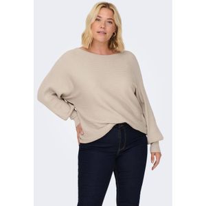 ONLY CARMAKOMA - Gebreide Pullover - Zwart - Knit Fit