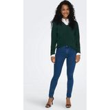 Hoodie - Scarab - Zonder Capuchon - Lange Mouwen - V-hals - Gebreide Boord