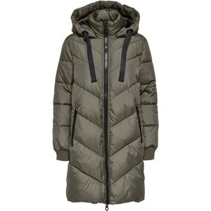 Jacqueline de Yong - Jdyskylar Life Hood Jacket - Olijf - Winterjas