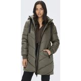 Jacqueline de Yong - Jdyskylar Life Hood Jacket - Olijf - Winterjas