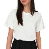 JDY - T-shirt - Katoen - O-hals - Korte Mouwen - Regular Fit