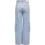 Only - Onlhope Ex Hw Wide Cargo Dnm Cro - Dames - Jeans