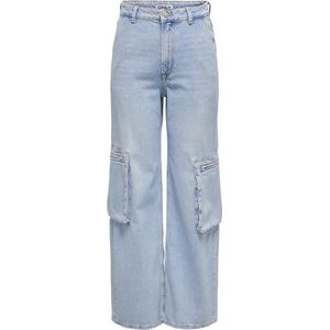 Only - Onlhope Ex Hw Wide Cargo Dnm Cro - Dames - Jeans