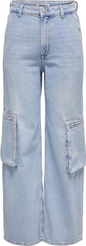Only - Onlhope Ex Hw Wide Cargo Dnm Cro - Dames - Jeans