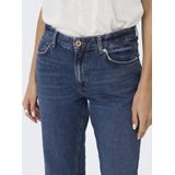 Jeans - Mid Wash - Katoen - Straight Fit - Gulp met Rits