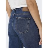 Jeans - Mid Wash - Katoen - Straight Fit - Gulp met Rits