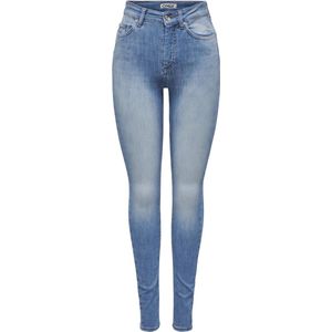 ONLY - ONLBLUSH HW SK PUSH UP REA451 - Dames Jeans - Blauw - Katoen