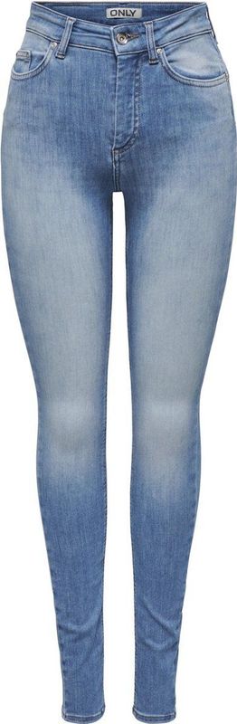 ONLY - ONLBLUSH HW SK PUSH UP REA451 - Dames Jeans - Blauw - Katoen