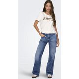 Only Jeans Onljuicy Hw Wide Dnm Dc Noos 15300111 Medium Blue Denim Dames
