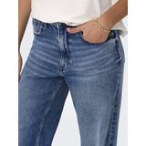 Only Jeans Onljuicy Hw Wide Dnm Dc Noos 15300111 Medium Blue Denim Dames