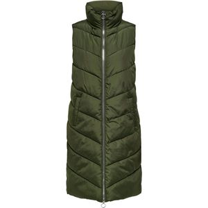 JDY - Puffer Gilet - Hoge Hals - Mouwloos - Ritssluiting - Polyester Voering