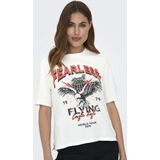 Only - Onllulu Life Boxy s s Wild Top Box Jrs - Dames - t-Shirts