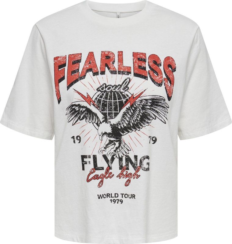 Only - Onllulu Life Boxy s s Wild Top Box Jrs - Dames - t-Shirts