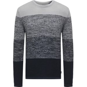 Only & Sons - Trui - Lichtgrijs / Grijs Gemêleerd / Zwart - Lange Mouw