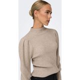 Only - Katia - Pullover - Zand - 50% Viscose, 27% Nylon, 23% Polyester