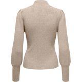 Only - Katia - Pullover - Zand - 50% Viscose, 27% Nylon, 23% Polyester