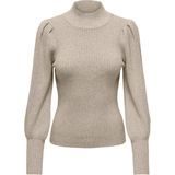 Only - Katia - Pullover - Zand - 50% Viscose, 27% Nylon, 23% Polyester