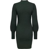 Only - Onlkatia - Jurk - Donkergroen - Korte Sweater Dress