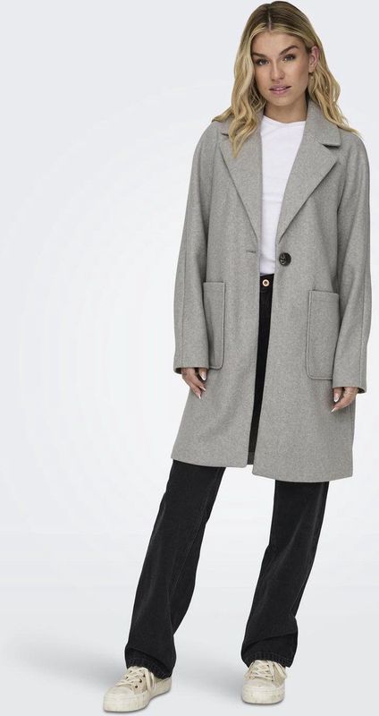 Bestseller A/S - ONLNEWVICTORIA Life Coat - Bodywarmer - Steeple Gray - Materiaal: Melange