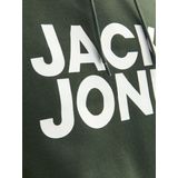 JACK & JONES - Hoodie - Groen - 61% Gerecycled Polyester, 39% Katoen