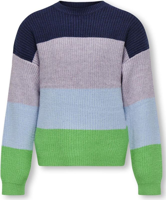 Kids Only Blouse - Gebreid - Noos - KogSandy - IJsland Green/Jur - Kids Only - 3-4 jaar (98-104) - Shirts