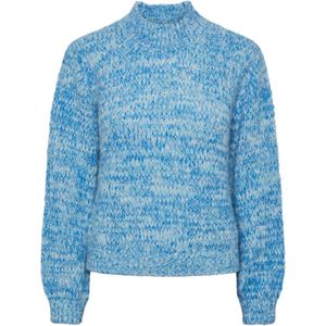 Pieces Nomana Ls O-Neck French Blue BLAUW L