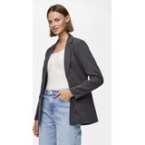 Pieces - Oversized Blazer - Zwart - Polyester Mix