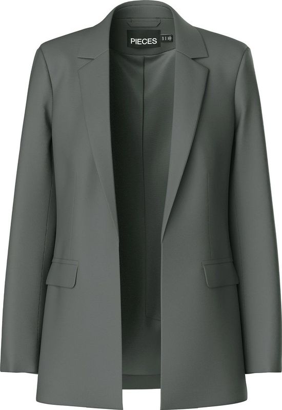 Pieces - Oversized Blazer - Zwart - Polyester Mix