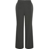Pieces Broek Pcbossy Hw Wide Striped Pants Noos 17130407 Magnet Dames