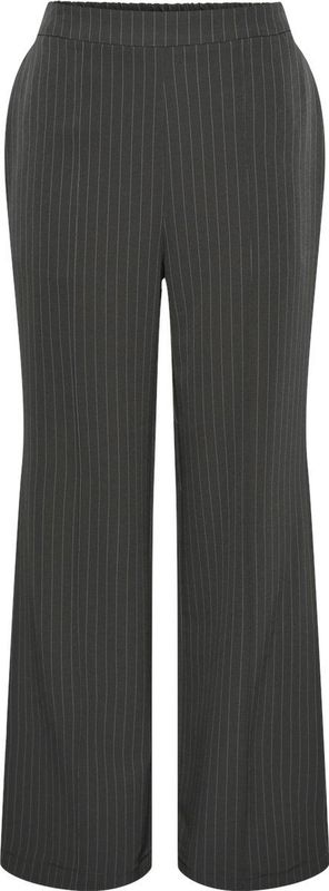 Pieces Broek Pcbossy Hw Wide Striped Pants Noos 17130407 Magnet Dames