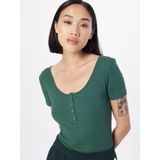 PIECES - T-shirt - Groen - Katoen