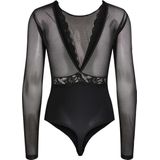 Pieces - Kanten Body - Doorzichtig - 85% Polyamide - 15% Elastaan