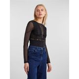 Pieces - Kanten Body - Doorzichtig - 85% Polyamide - 15% Elastaan