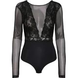 Pieces - Kanten Body - Doorzichtig - 85% Polyamide - 15% Elastaan