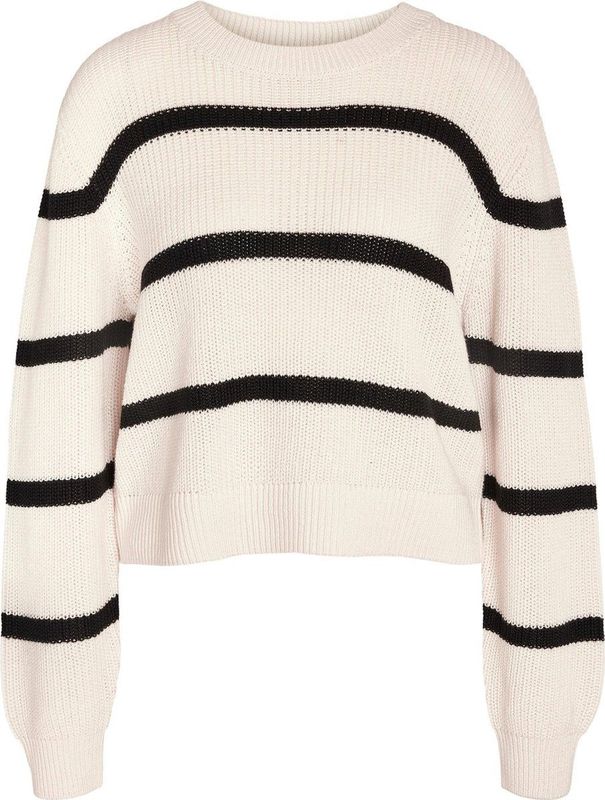 Gebreide Trui - Ronde Hals - Lange Mouwen - 50% Acryl, 50% Katoen