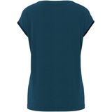 T-shirt - Effen - TENCEL™ Modal - Normale Pasvorm - Kwartmouw