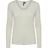 Pieces - Billo - T-shirt - Gestreept - Lurex - Lange Mouwen