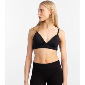 Bralette - Namee - Niet Voorgevormde BH - Naadloos Comfort - Verstelbare Bandjes - Zwart