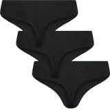 PIECES string PCNAMEE (set van 3) zwart