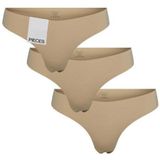 PIECES string PCNAMEE (set van 3) beige