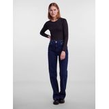 Pieces - PCNEJA - Bodysuit - Zwart - Lange Mouw - Naadloos