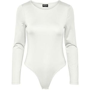 Bestseller A/S Pcneja LS Noos Bc Bodysuit voor dames, stralend wit, XL, Helder wit