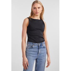 Neja - Bodysuit - Mouwloos - Naadloos - Wit - Zwart