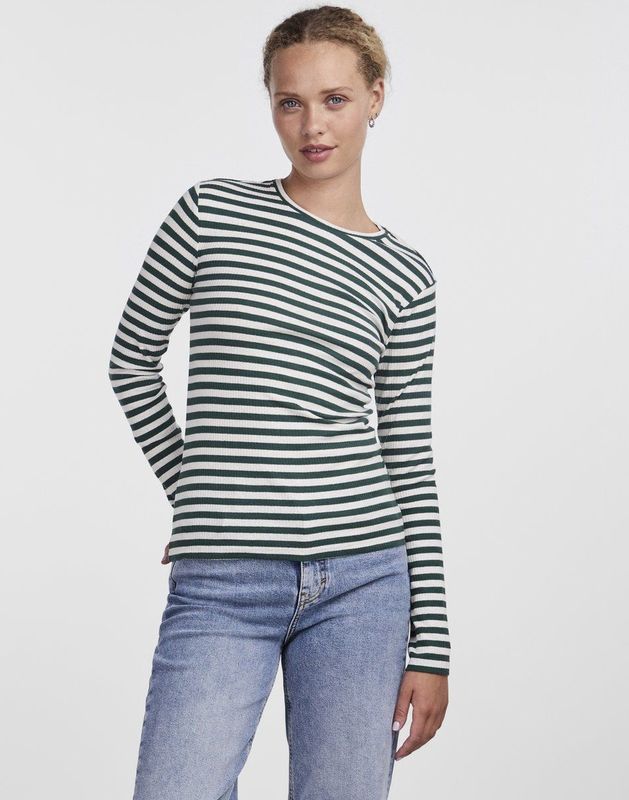 PIECES - PCRUKA LS TOP NOOS BC - Dames - Lange mouwen shirts